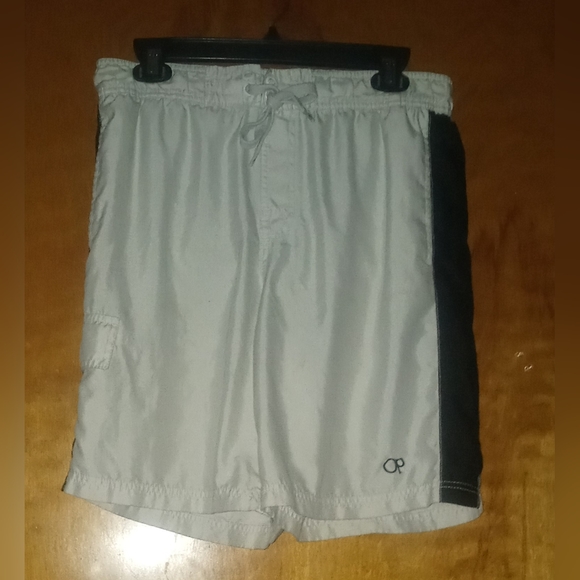 Men's OP Ocean Pacific Swim Trunks Medium (32-34) Board Shorts w/ Pockets - Picture 4 of 4